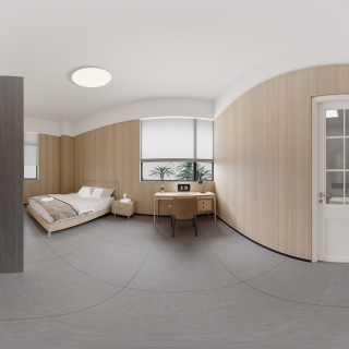 现代办公宿舍楼领导宿舍全景