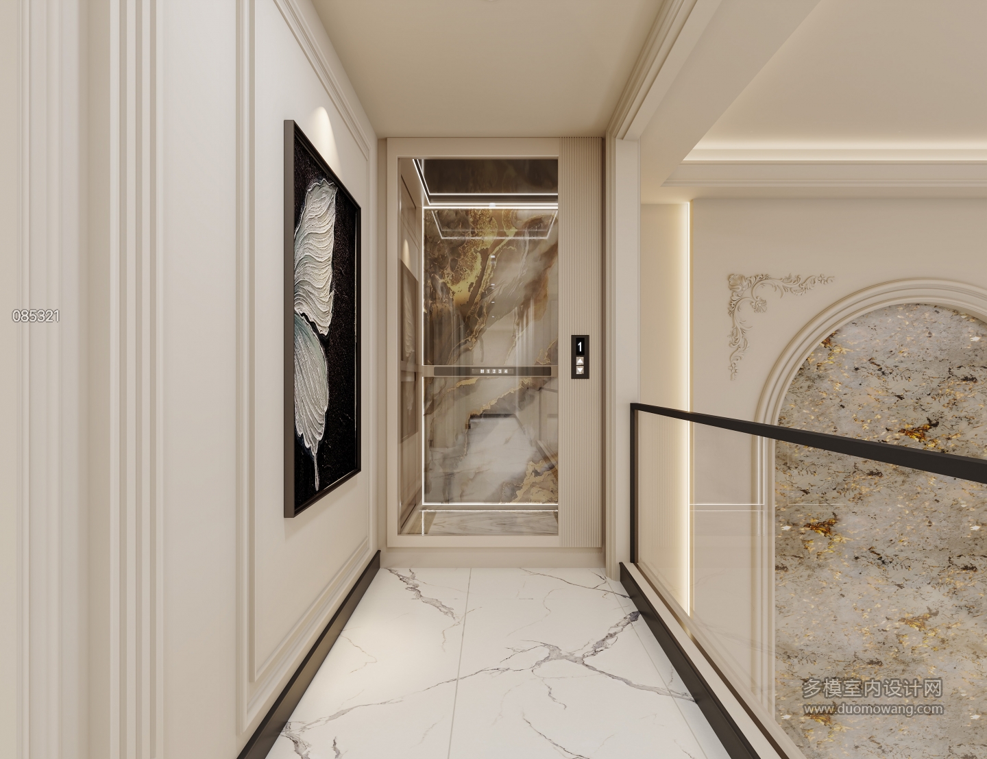 法式地下室-走廊