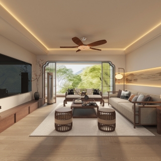 宋式家装客餐厅单张 (1)