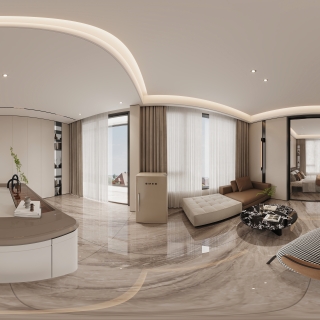 三楼起居室全景