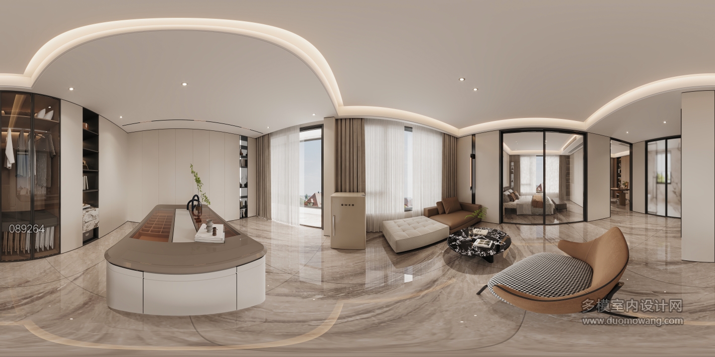 三楼起居室全景