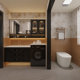 法式卫生间小图