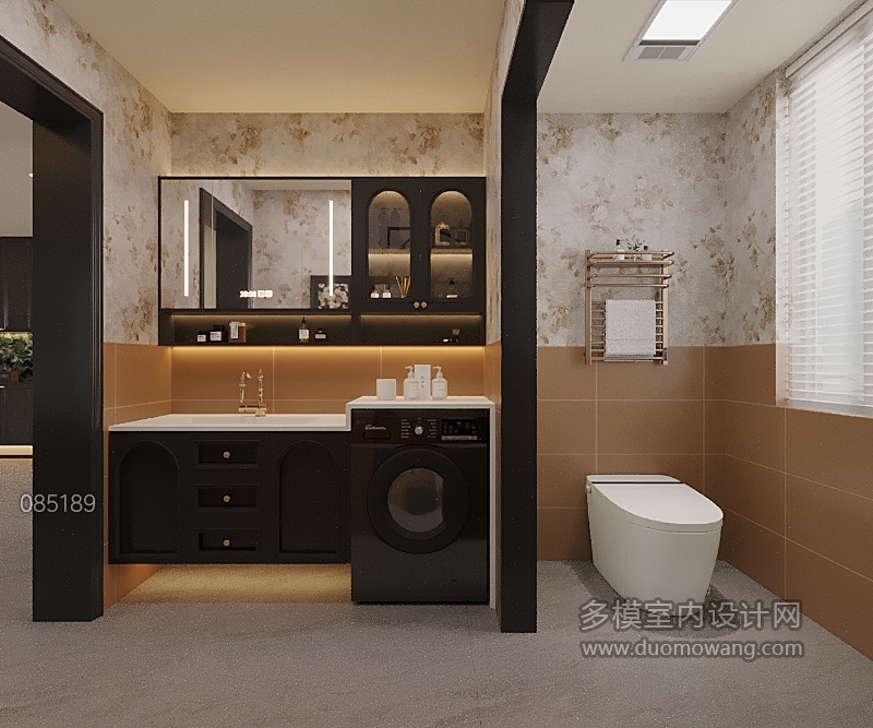 法式卫生间小图