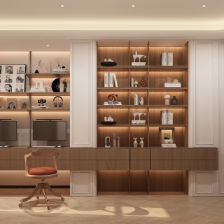 意式家装书房 (1)