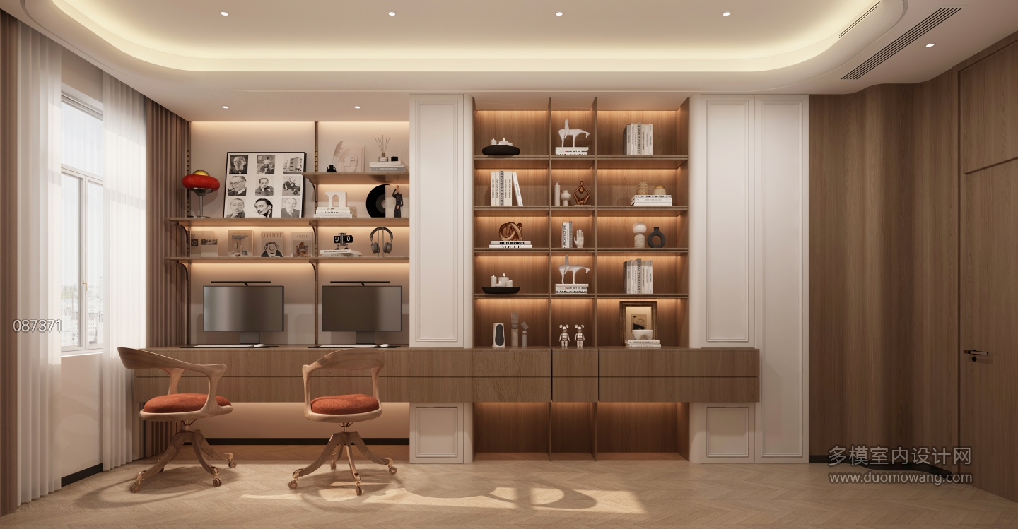 意式家装书房 (1)