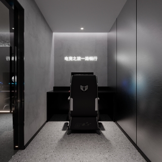 现代网吧单人间