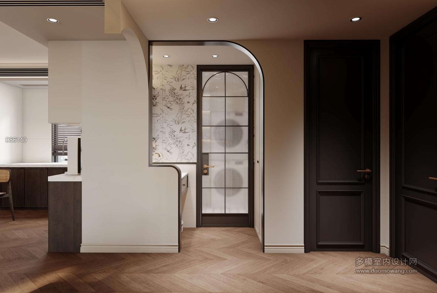 法式复古 走廊 干区