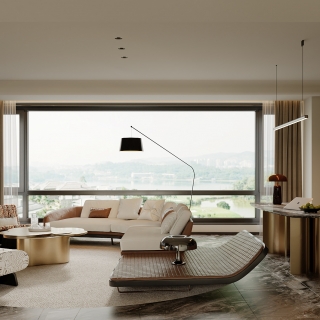 意式轻奢 客厅静态