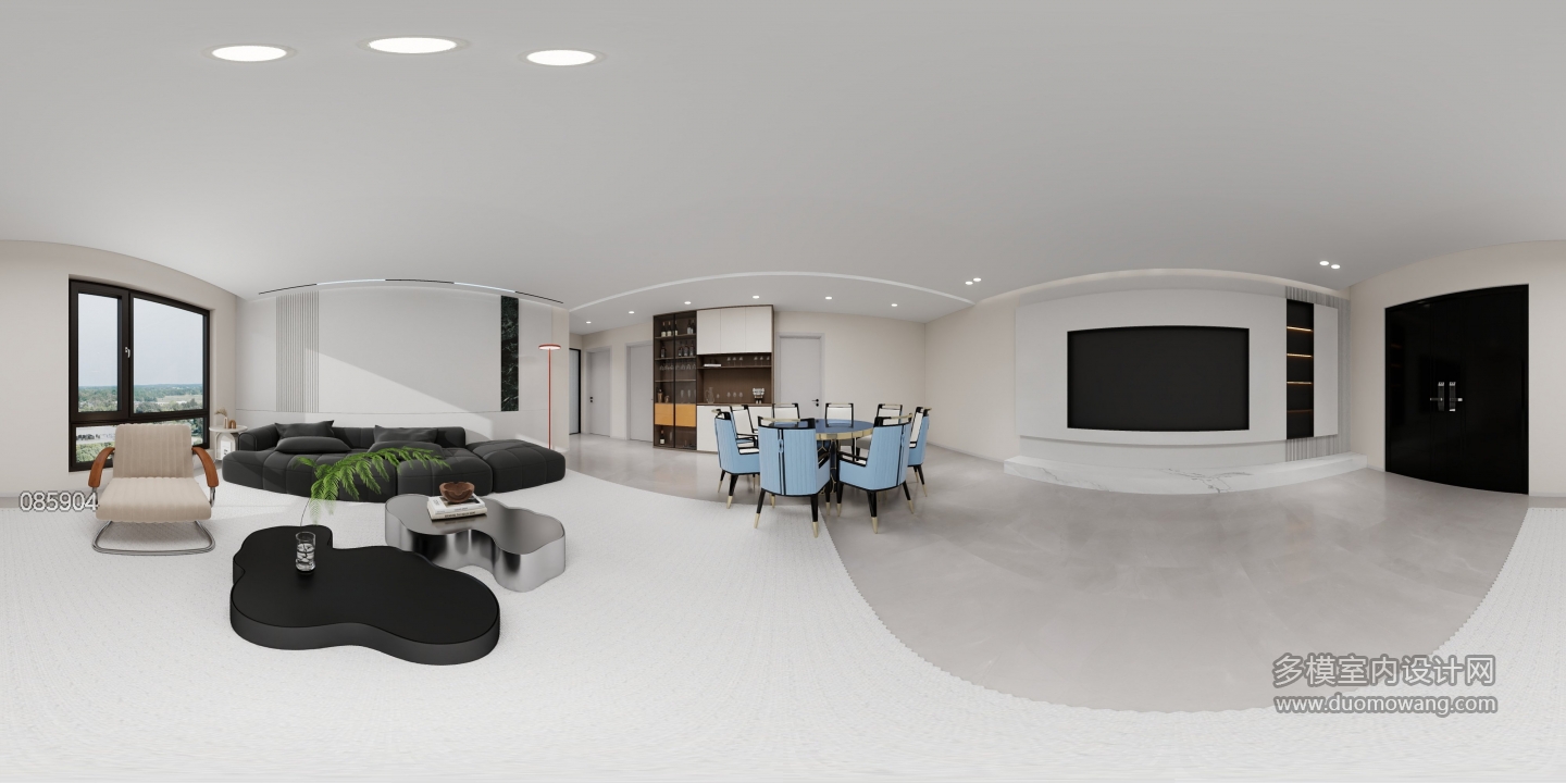 现代简约 客餐厅2