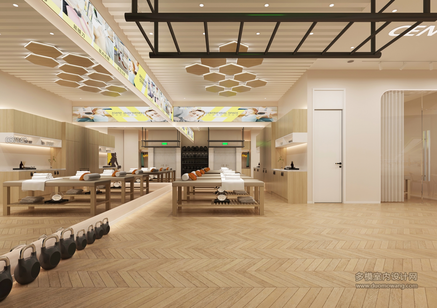 现代健身房拉伸区静态c (1)