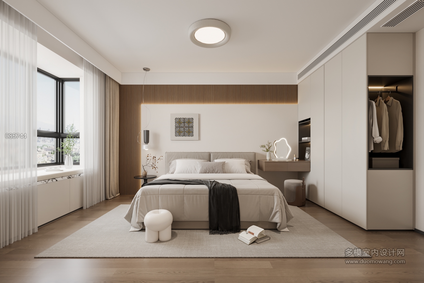 现代主人房卧室