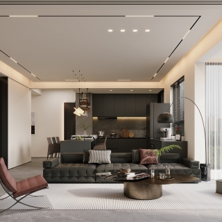 现代沙发背景特写