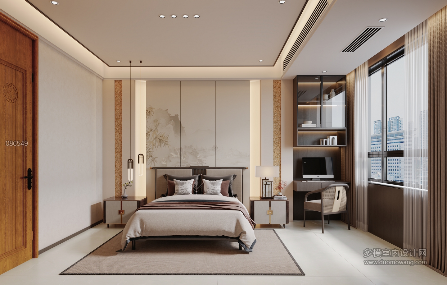 新中式 主卧 静态