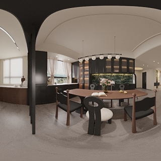 法式餐厅全景小图