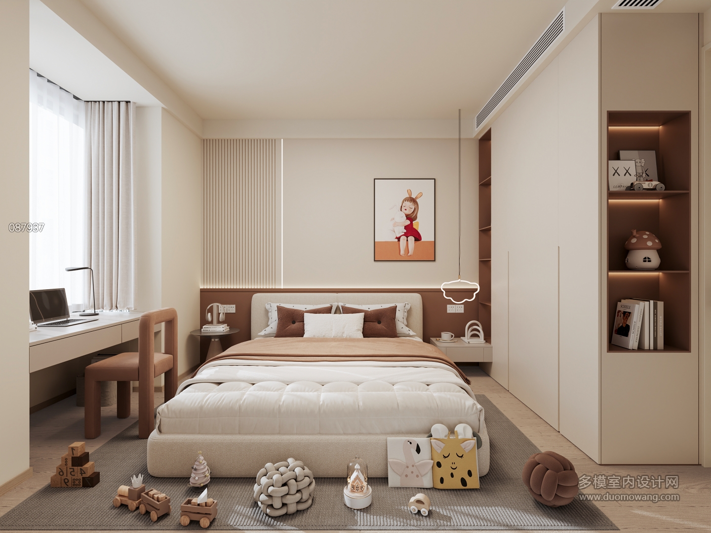 现代二楼女儿房