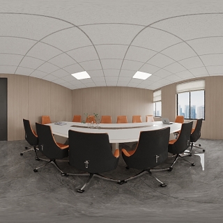 二楼现代会议室