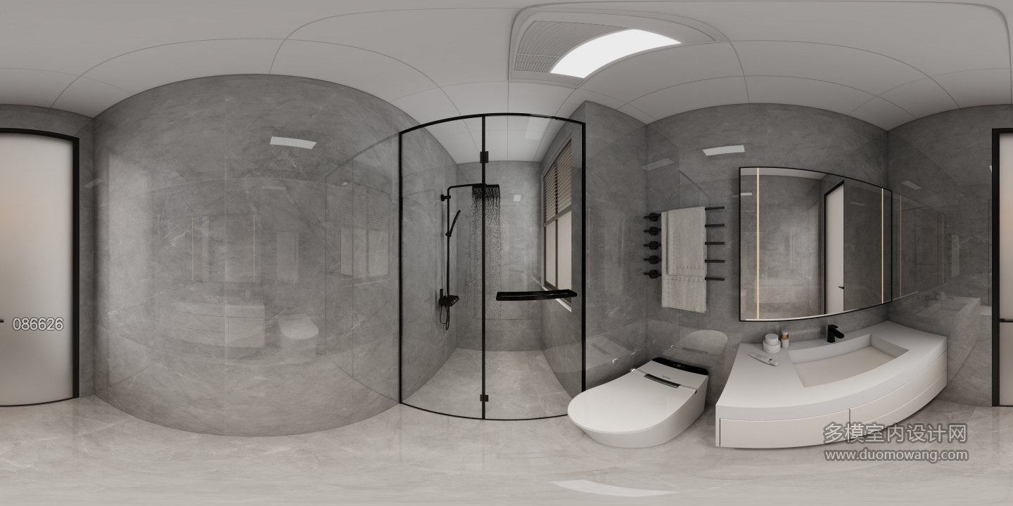 现代二楼卫生间