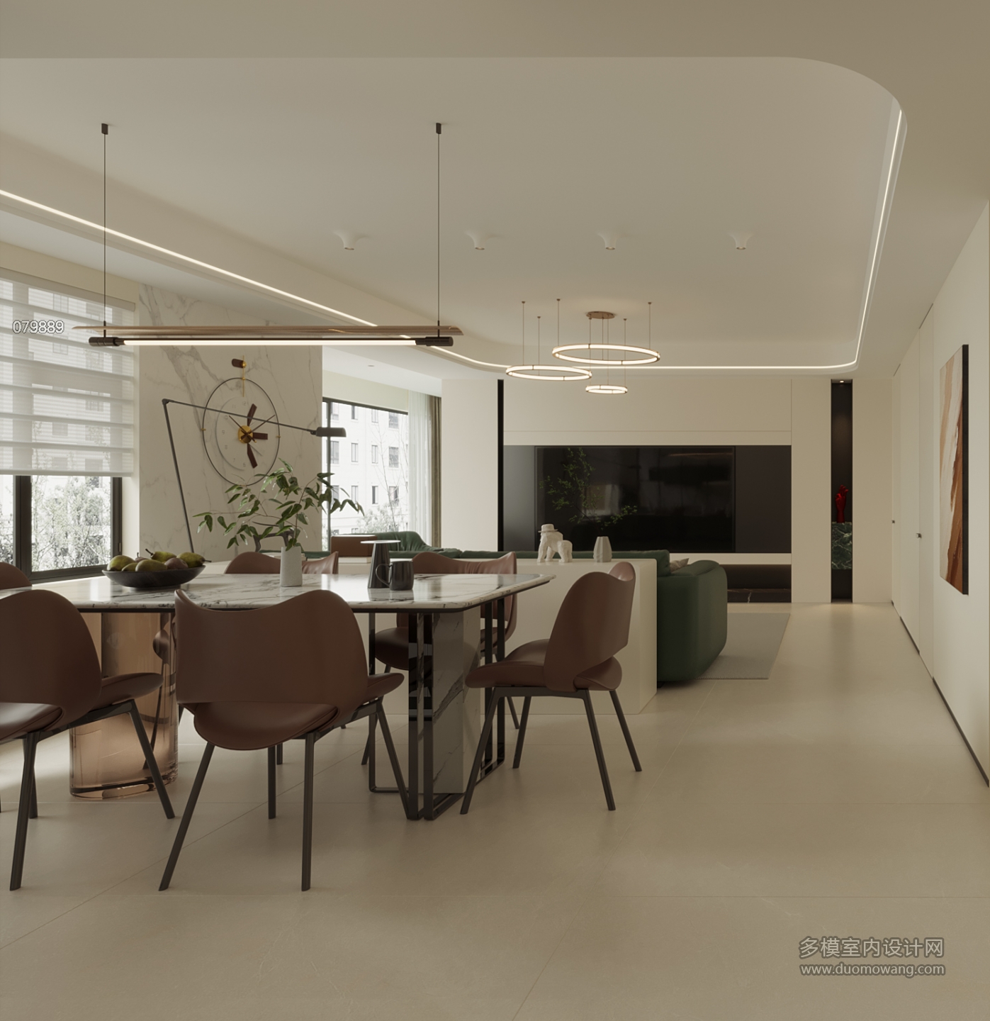 现代电视墙单张