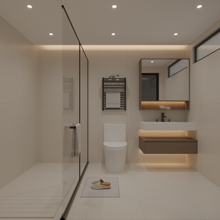 现代一层卫生间