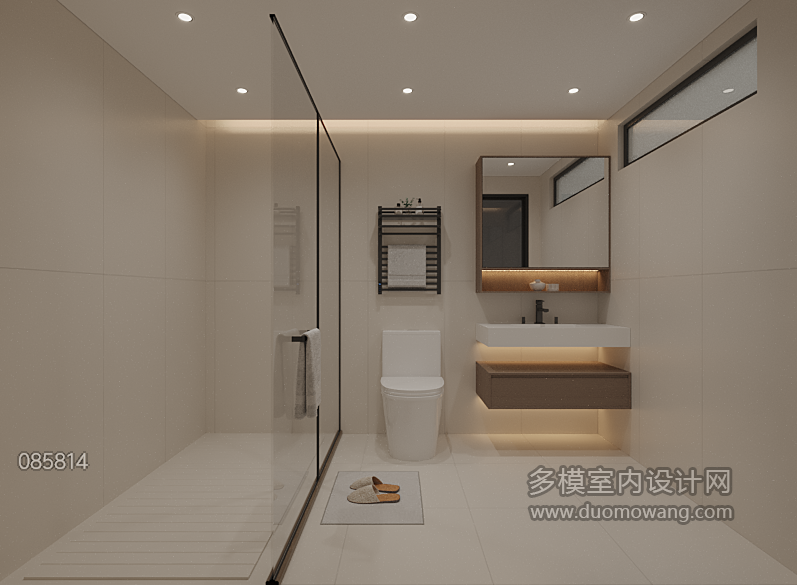 现代一层卫生间