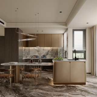 意式轻奢 餐厅 静态