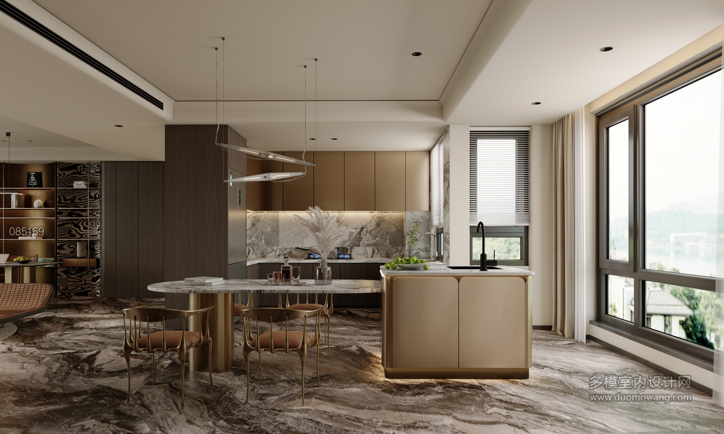 意式轻奢 餐厅 静态