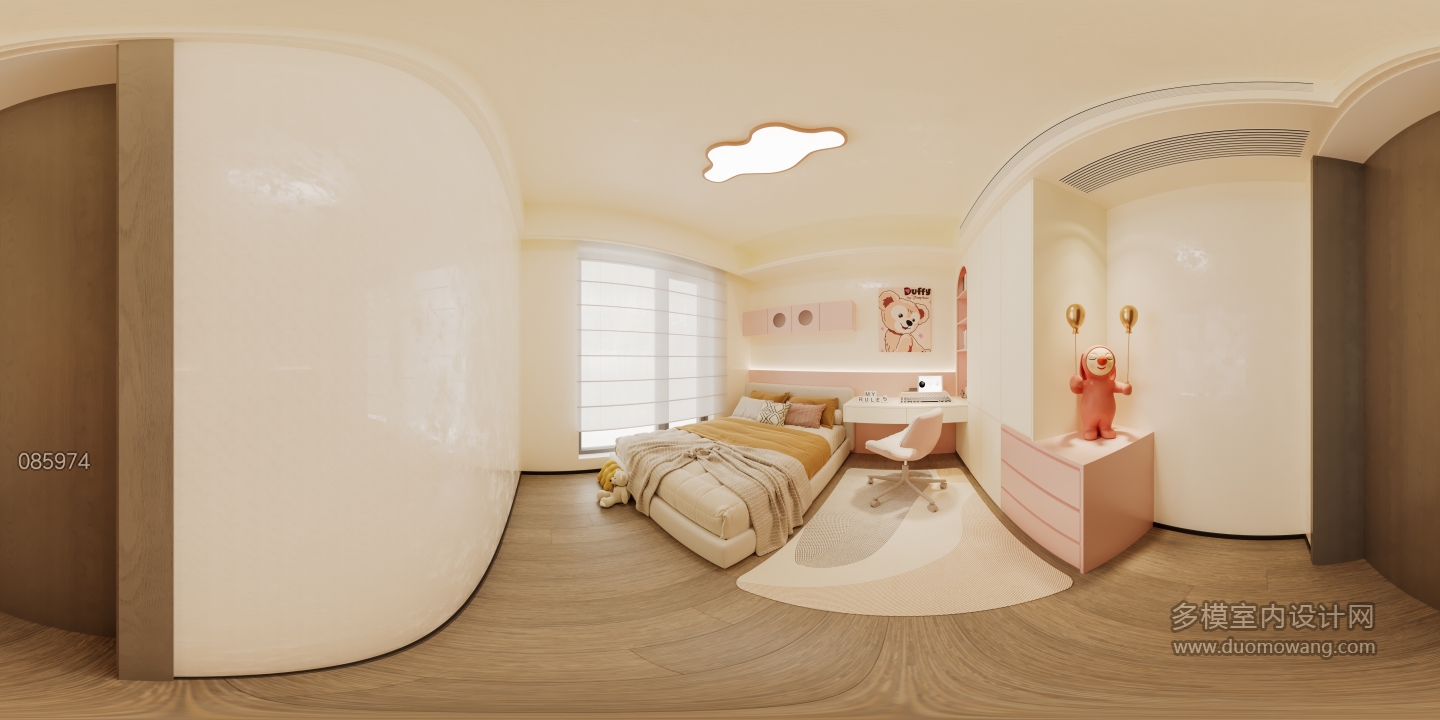 现代女儿房全景