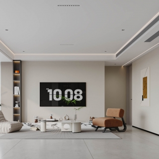 现代客餐厅特写