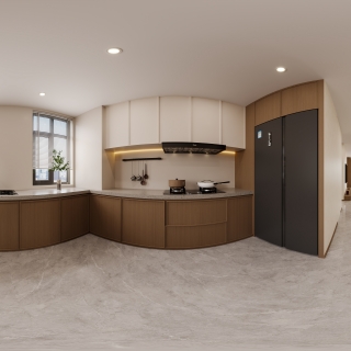 新中式餐厅全景