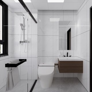 现代主卧卫生间