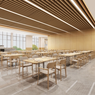 现代食堂学员餐厅视角二 (1) (1)