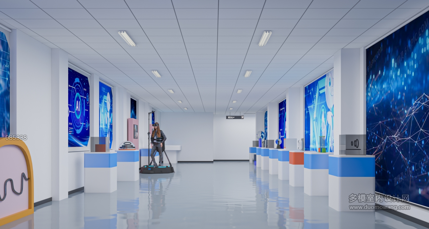 现代展厅1单张2