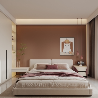 现代二层女孩房