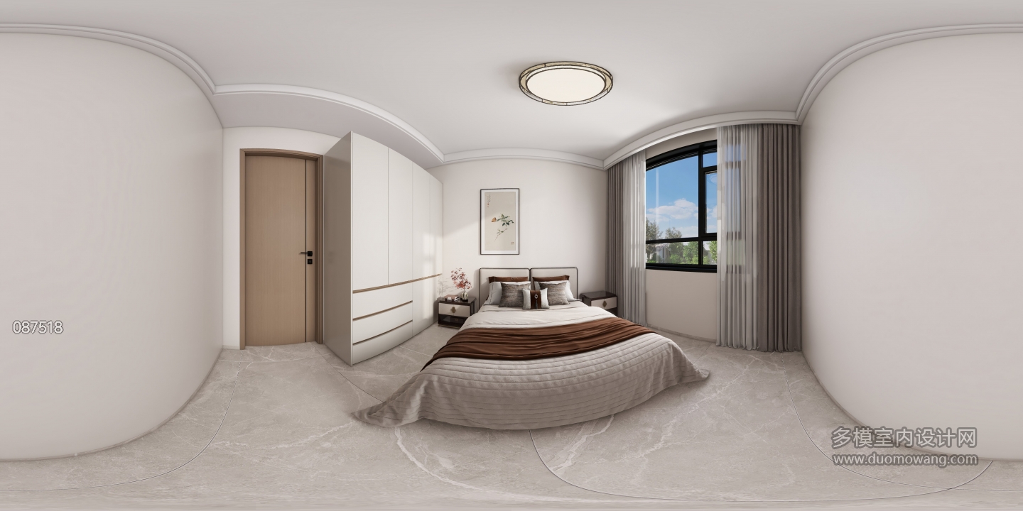 新中式-二楼卧室