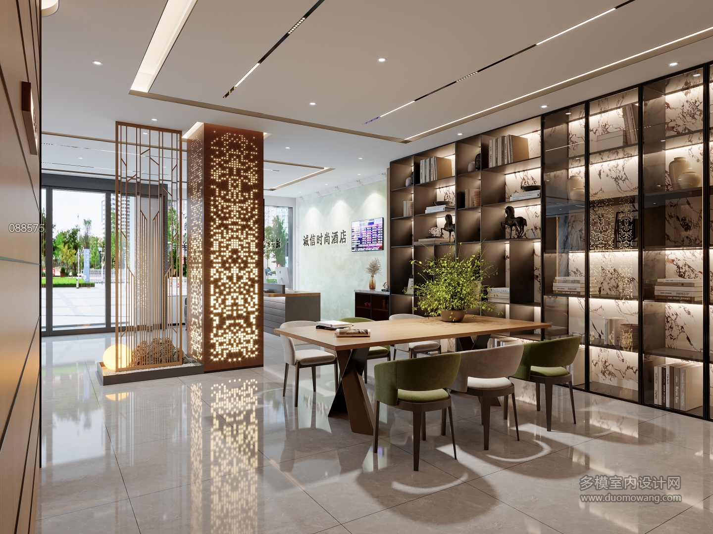 现代酒店大厅_休闲书吧 拷贝