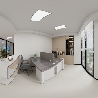 现代简约-半开放式办公室