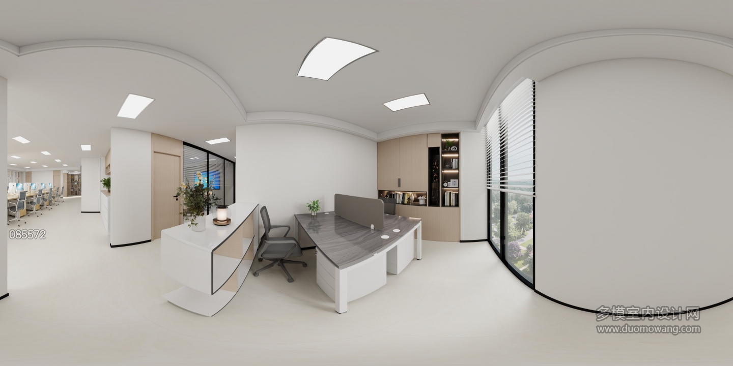 现代简约-半开放式办公室