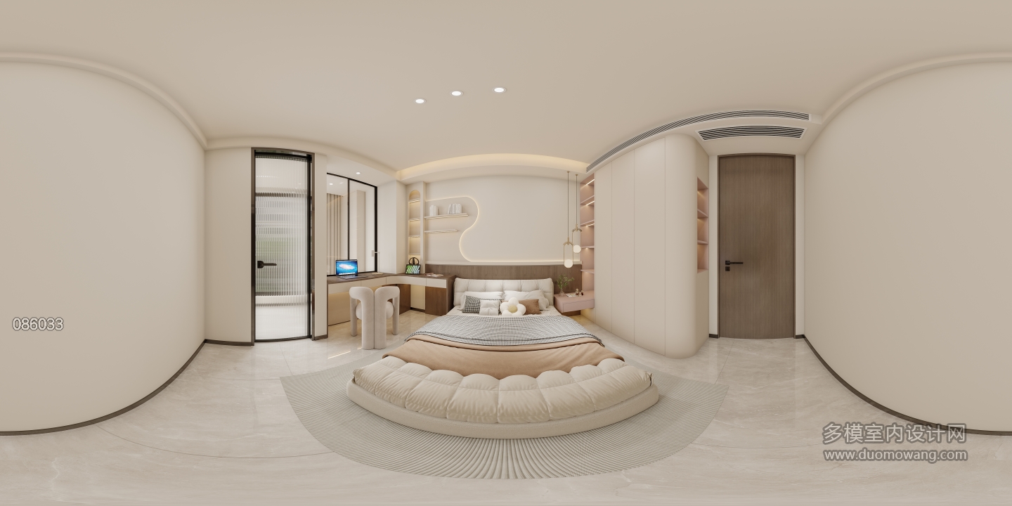 现代-女孩房1全景