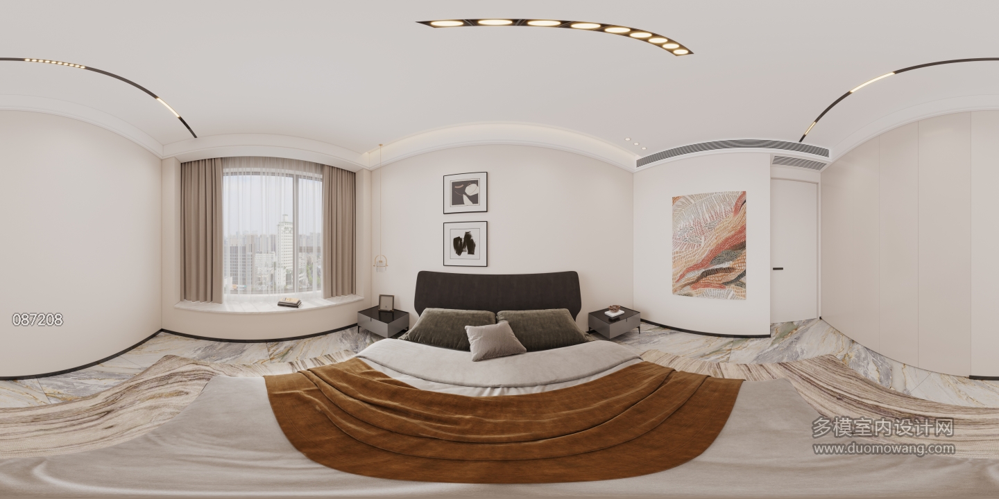 现代小孩房全景