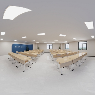 现代教培机构教室