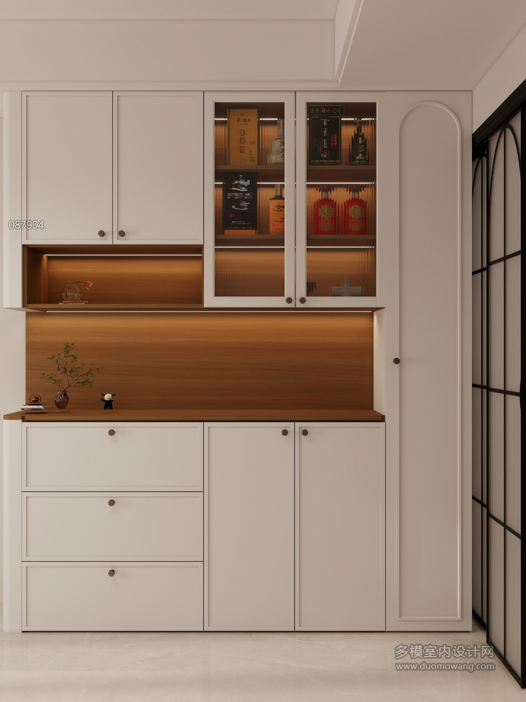 现代简约餐边柜