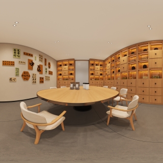 中医传承宣发区全景