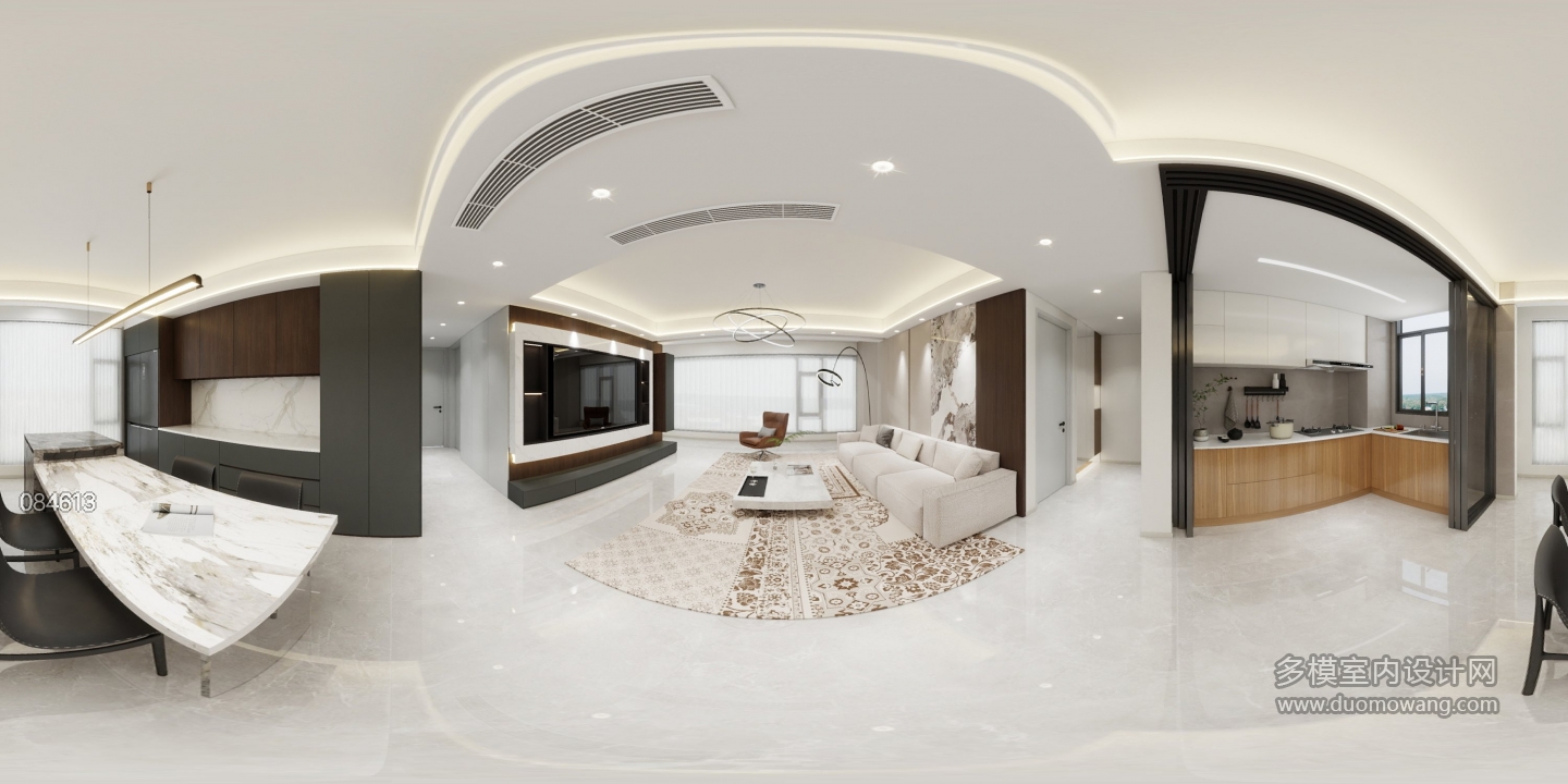 现代简约客餐厅