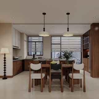 中古风餐厅静态