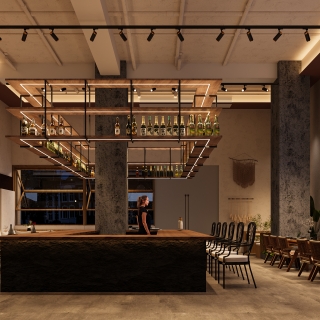 山野风餐厅全景1静态1