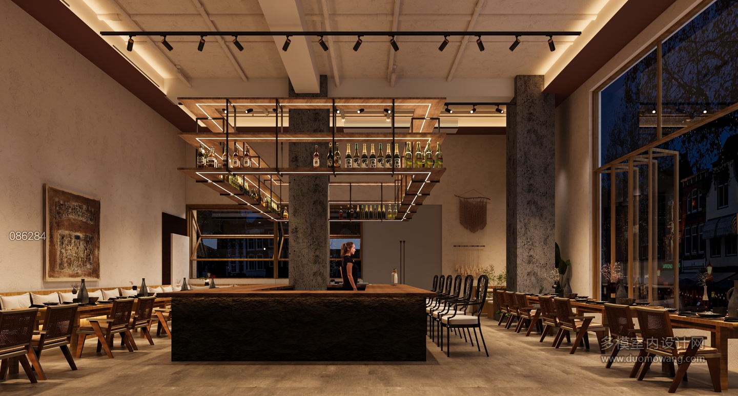 山野风餐厅全景1静态1