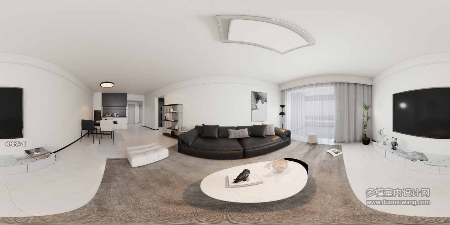 现代简约客餐厅