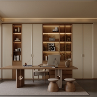 新中式3楼书房