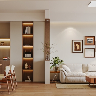 原木风客餐厅特写2