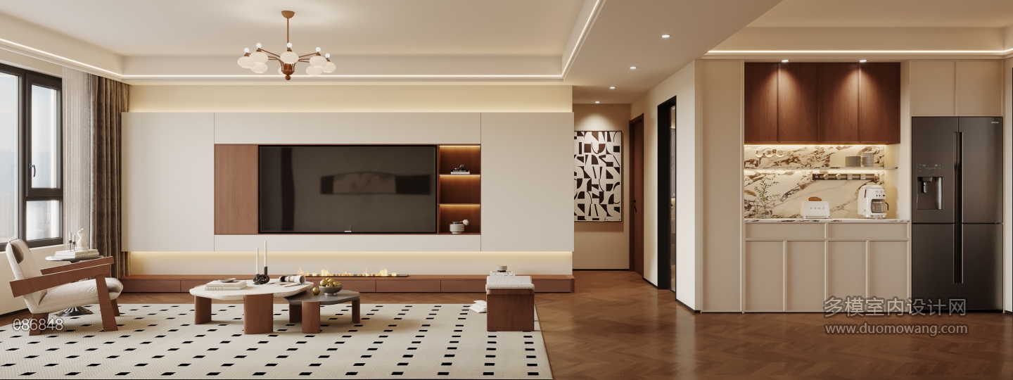 现代客餐厅特写B